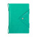 Homeglen 软皮搭扣手账本 创意加厚笔记本子 皮面空白活页 内芯可拆卸笔记本 绿色