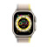 Apple Watch Ultra智能手表GPS+蜂窝款49毫米钛金属原色 黄米色野径回环式表带M/L
