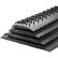 DSB（迪士比）10孔装订夹条 黑色 A4 20mm 装订200页 办公用品标书合同装订打孔机塑料压条 100根/盒