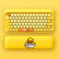 洛斐（LOFREE）EH112S小黄鸭 B.Duck DOT圆点蓝牙机械键盘 无线复古键盘  小黄鸭键盘套装 手枕+双面鼠标垫