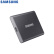三星（SAMSUNG) 500GB Type-c移动硬盘 固态PSSD 超极速NVMe高速传输1050MB/秒 T7 太空灰 MU-PC500T