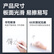 得力高端顶配系列支架式白板120*90cmH型架可移动可翻转白板双面磁性家用办公会议白板黑板写字板7882