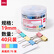 得力（deli）8555-5#彩色长尾票夹19mm(筒装)(混)(40只/筒)