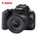 佳能（Canon）EOS 200D II 二代 入门单反 视频直播相机 4K视频 18-55mm黑色套机 (含128G卡+UV+备电+相机包)