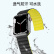 毕亚兹适用苹果手表iwatch9/8/SE硅胶磁吸搭扣表带支持Apple Watch Ultra2/9/7代42/44/45/49mm-BD19黑橙