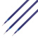 得力（deli）S207 0.5mm 蓝色 中性笔 全针管笔芯 20支/盒x3盒