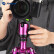 富图宝（Fotopro）C-4i+53P 便携反折摄影摄像相机三脚架云台 玫瑰红