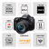 佳能（Canon）EOS 90D(18-135镜头)套机 中端单反数码相机 4K高清视频 (含128G卡+备电+三脚架+包+滤镜) 