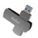 朗科（Netac）USB3.0 U盘U681 高速360旋转金属车载U盘加密闪存盘 铁灰色 64GB
