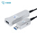 菲伯尔（FIBBR）延长系列光纤USB3.0公对母高速延长线10米 高端发烧级外设信号放大连接线工程版 银色