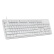 【备件库9成新】雷柏(Rapoo) MT710 机械键盘 有线键盘 办公键盘 104键单光键盘 全键无冲 电脑键盘 笔记本键盘 白色 红轴