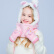 【备件库9成新】DISNEY迪士尼儿童针织帽 冬季苏菲亚帽子围巾一体围脖保暖护耳套头女童小孩宝宝适合5-10岁 DN2S002-1粉色