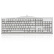樱桃（Cherry）MX2.0 G80-3800  机械键盘 有线键盘 游戏键盘  全尺寸机械键盘 窄边无钢板 白色 茶轴