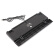 现代（HYUNDAI）青轴机械键盘104键纯机械青轴人体工学电竞游戏机械键盘 带手托HY-MK240黑色