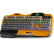 优想MK905 混光104键机械键盘 青轴 笔记本电脑办公游戏键盘 有线LOL/绝地求生吃鸡键盘 金