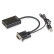 锐明 RM9502 VGA转HDMI高清转换器 支持1080P HDCP 带USB供电线