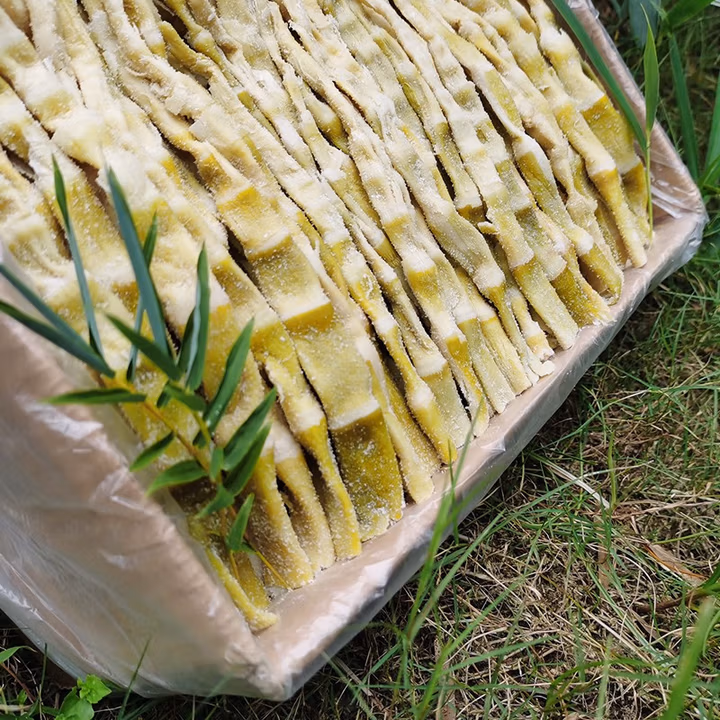 昱品源 黄山新鲜笋干 扁尖小笋干盐渍野笋尖嫩半干火锅配菜耐储存蔬菜干 500g试