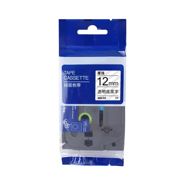 兄弟标签色带TZe-151 24mm*8m 透明底黑字 适用兄弟9500/970