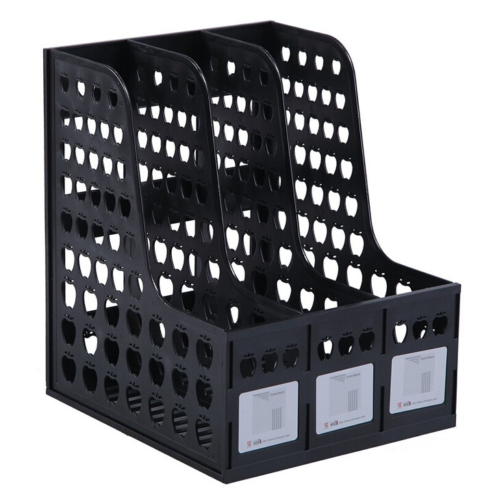 钊盛资料架 ZS-3918 三联 黑色