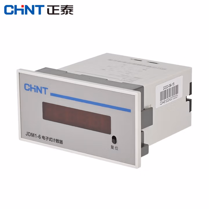 正泰数显电子计数器JDM1-6 冲床磁感应工业计数器 6位 AC/DC100V-