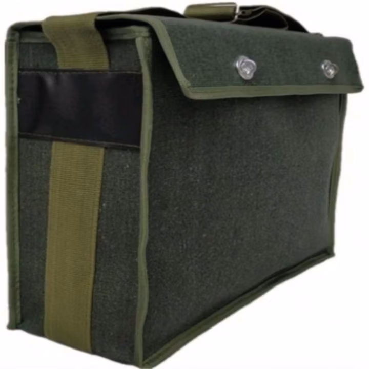 润华年工具包 加厚帆布工具包单肩维修电工木工瓦工专用多功能大号工具 45加宽外夹