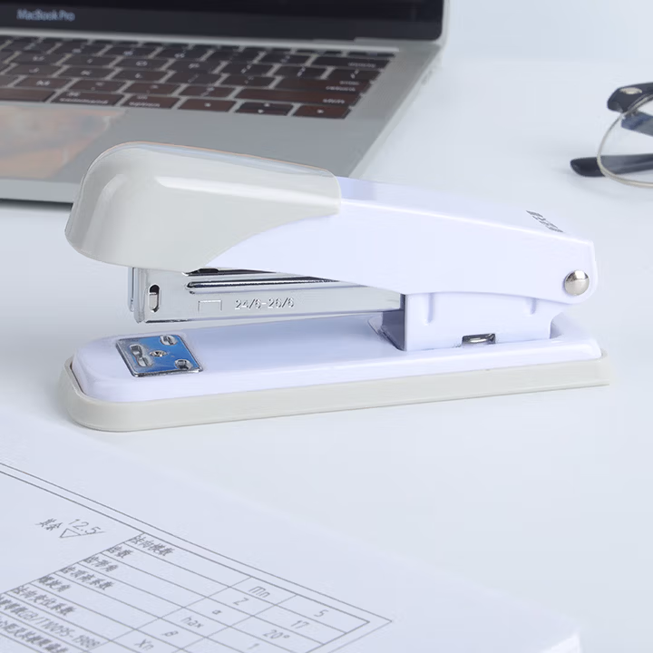 天章办公（TANGO）12#经济实惠办公订书机/订书器/银灰色24/6