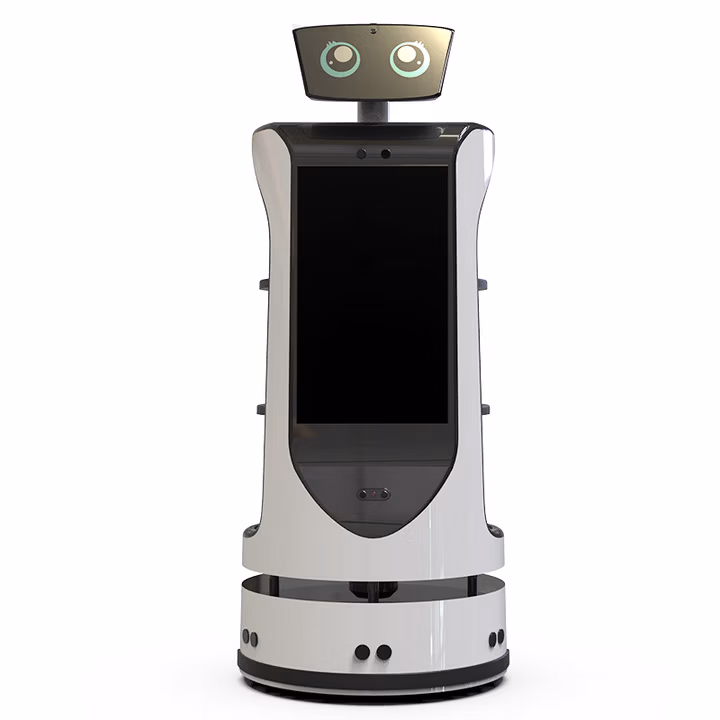 澳博智能送餐机器人服务员配传送上菜酒店餐厅饭店商场KTV送东西物品售楼中心营销大厅光雷达导航避障 定金