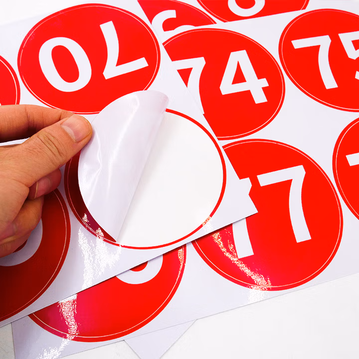 海斯迪克 圆形号码贴 数字标签连号数码标贴 101-200（15张） HKQL-