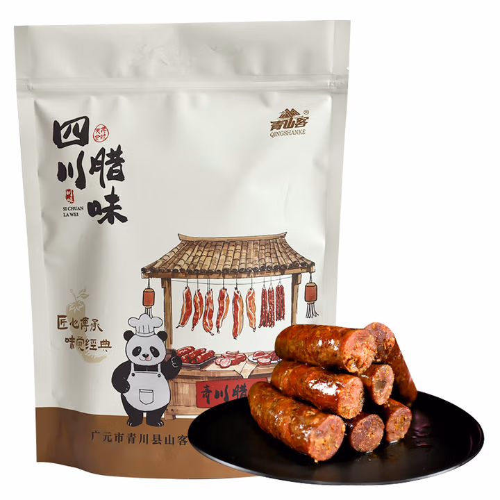 土猪腊肠川味麻辣香肠