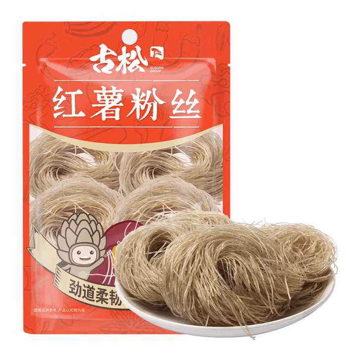 古松方便食品 红薯粉条400g 干货粉条火锅食材 二十年品牌