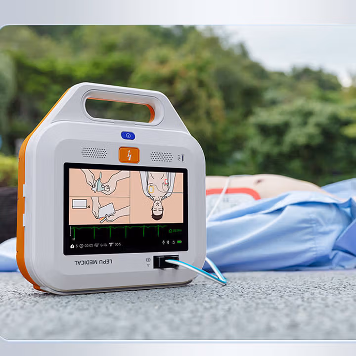 乐普AED半自动体外除颤器车载aed急救家用心脏除颤仪E100