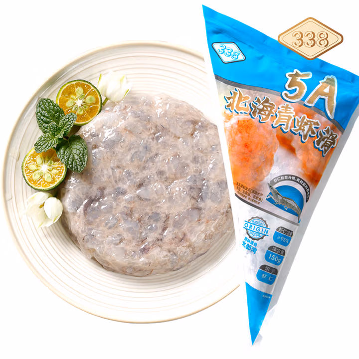 虾含量≥95% 万景 338 北海新鲜虾滑 150g袋装*5件 京东优惠券折后¥66.5包邮 赠鱼籽海鲜福袋200g 虾含量≥95% 万景 338 北海新鲜虾滑 150g袋装*5件 京东优惠券折后¥66.5包邮 赠鱼籽海鲜福袋200g