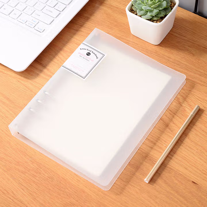 活页本a4b5a5活页夹外壳手账活页纸 简约记事本笔记本文具 6孔a5外壳（不含