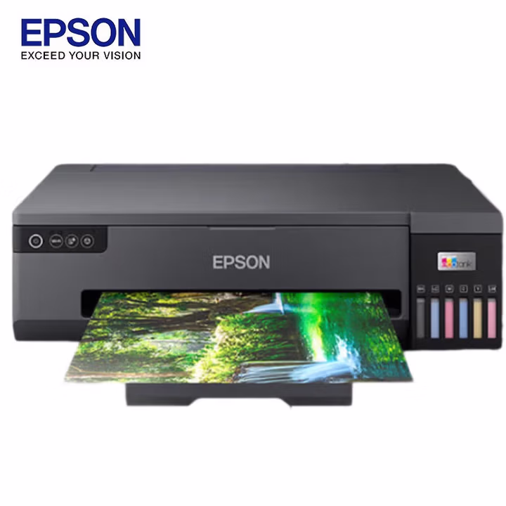 爱普生（EPSON）L18058 A3+彩色幅面6色墨仓式照片打印机无线机身小巧低成本打印 微信打印无线连接大墨仓