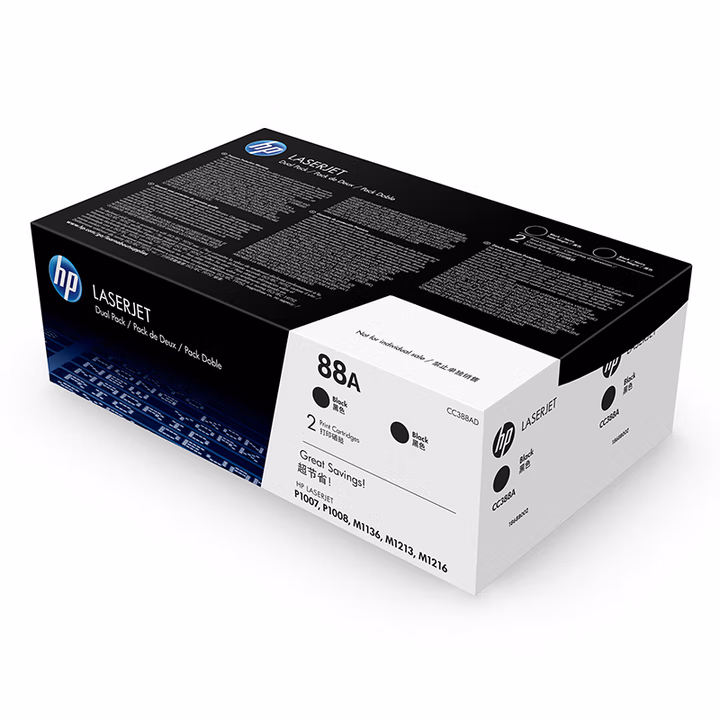 惠普（HP）CC388AD原装双支黑色硒鼓