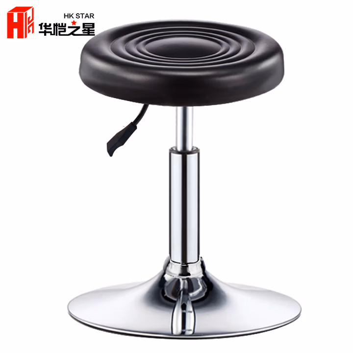 华恺之星 吧台椅 可升降实验室酒吧办公椅休闲椅餐椅前台椅 HK106圆盘款