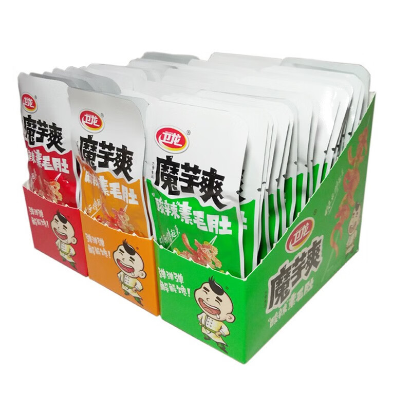 卫龙18g20卫龙魔芋爽香辣酸辣麻辣360g