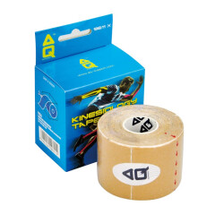 AQ肌肉贴防肌肉拉伤肌能贴布篮球网球肌效贴运动胶带绷带 肤色盒装9611XS 均码