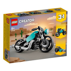 乐高（LEGO）24年新品乐高LEGO创意百变三合一系列男女孩儿童拼装积木玩具礼物 31135复古摩托车
