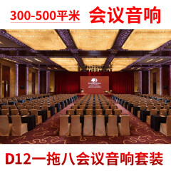 皇声音响（HUANG SHENG）皇声KingAudio/ D12一拖八300-500平方 专业会议音响系统升级套装 D12一拖八会议