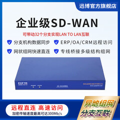 迅博sdwan异地组网专线桥接网状组网分支互联连锁ERP OA远程连接企业异地监控远程直连高速访问路由器 XC3206
