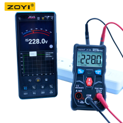 ZOYIZT-5566S众仪语音播报蓝牙台式万用表防烧智能万能表 众仪ZT5B