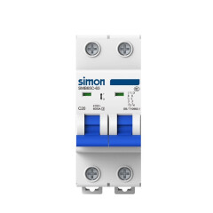 西蒙（simon）开关插座65C系列空气开关断路器 家用空开总电源电闸1P2P1P+N漏电保护器 2P空开