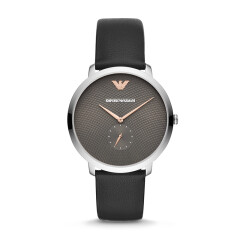 阿玛尼（Emporio Armani ）手表 时尚休闲简约商务皮带男士腕表AR11162