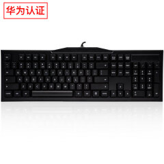 樱桃（Cherry）MX2.0C G80-3802 机械键盘 有线键盘 游戏键盘 全尺寸机械键盘 高键帽窄边 黑色 红轴