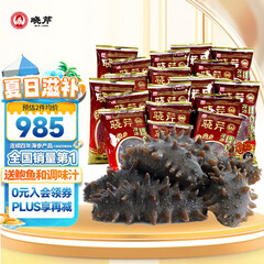 晓芹大连即食海参1500g 40-60只 辽刺参 开袋即食 海鲜水产3斤