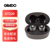 歌德（GRADO）GT220入耳式真无线蓝牙耳塞高品质HIFI发烧级高保真无损音乐耳机 白黑色
