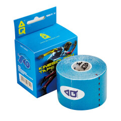 AQ 美国肌肉贴防肌肉拉伤肌能贴布篮球网球肌效贴运动胶带绷带 蓝色盒装9611XB 均码