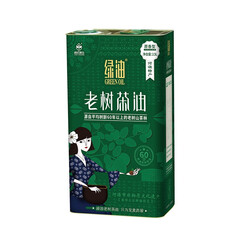 绿油老树茶油 有机山茶油 物理压榨油茶籽油 原香型 家庭装 2.5L 马口铁罐装 2.5L*1罐