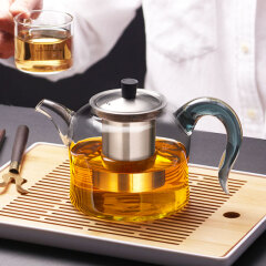 友客（YOUKE）茶壶玻璃茶具1000ml 大容量过滤煮茶器办公养生泡茶壶 家用加厚耐热玻璃壶 G391